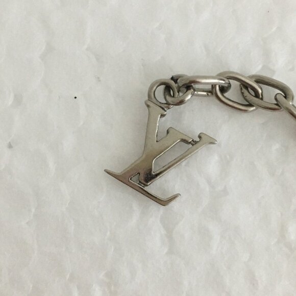 Louis Vuitton Crystal Gamble Station Bracelet 8" 100% Authentic Silver-Tone - Picture 8 of 9